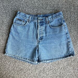 Calvin Klein Vintage Light Wash Jean Shorts, Made in USA, Size 11